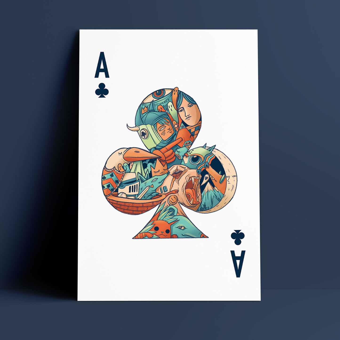 11" x 17" Playing Card Prints