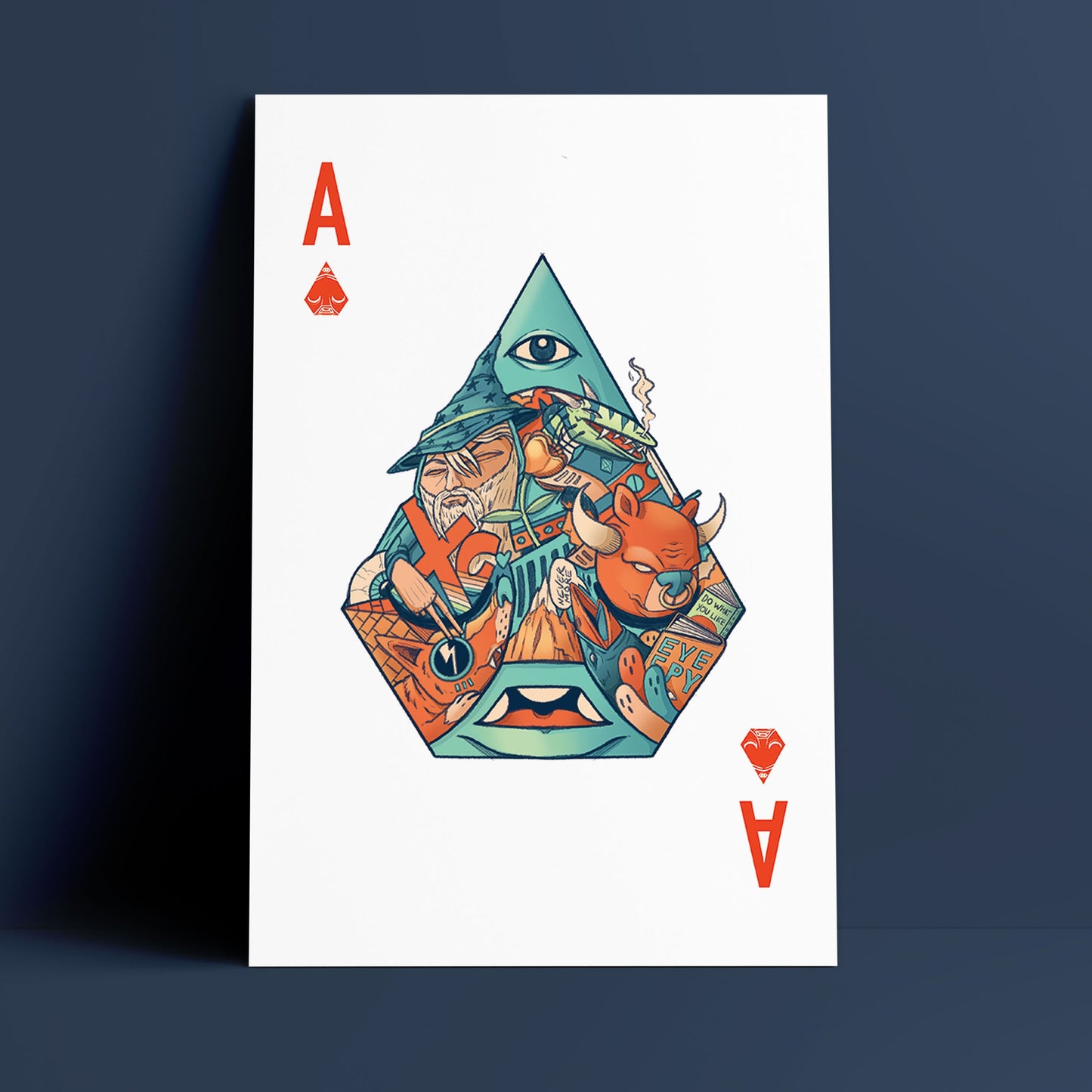 11" x 17" Playing Card Prints