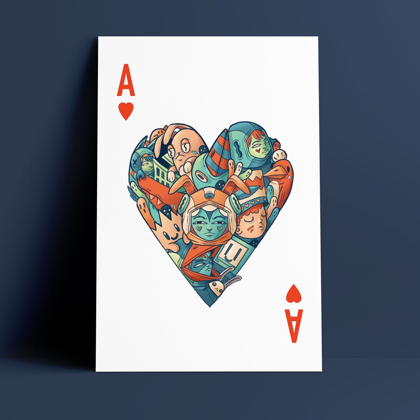 11" x 17" Playing Card Prints