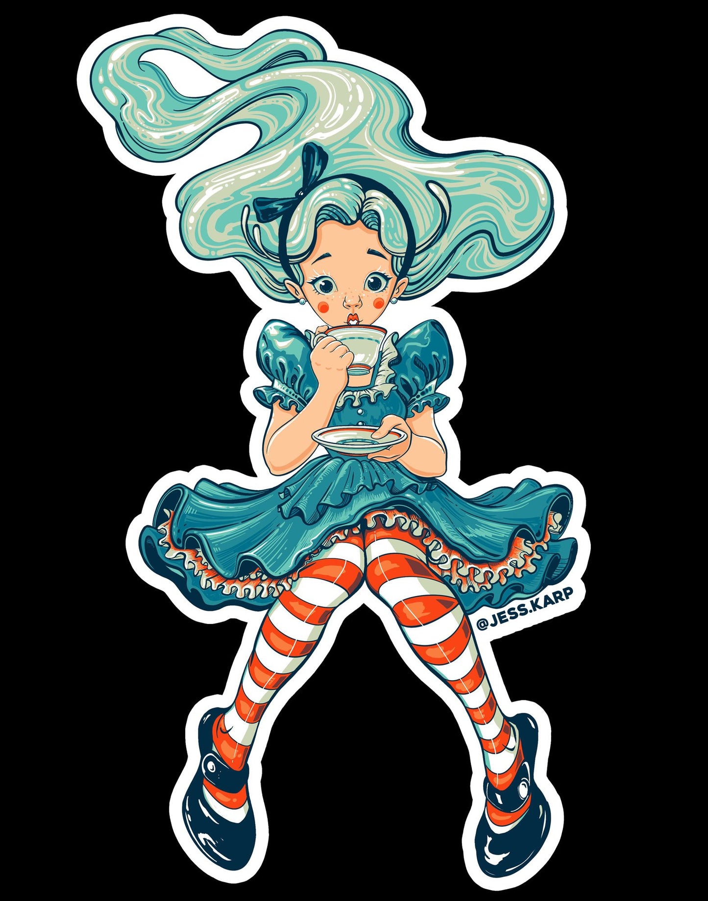 "Artists In Wonderland" - Sticker 10-Pack