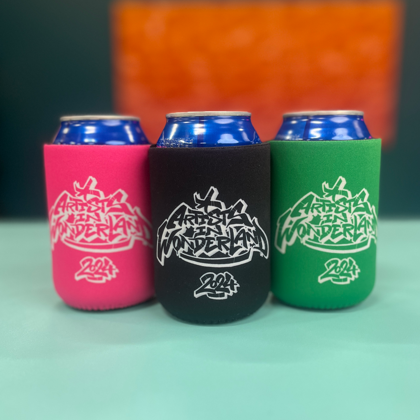 "Artists In Wonderland" - Can Koozies