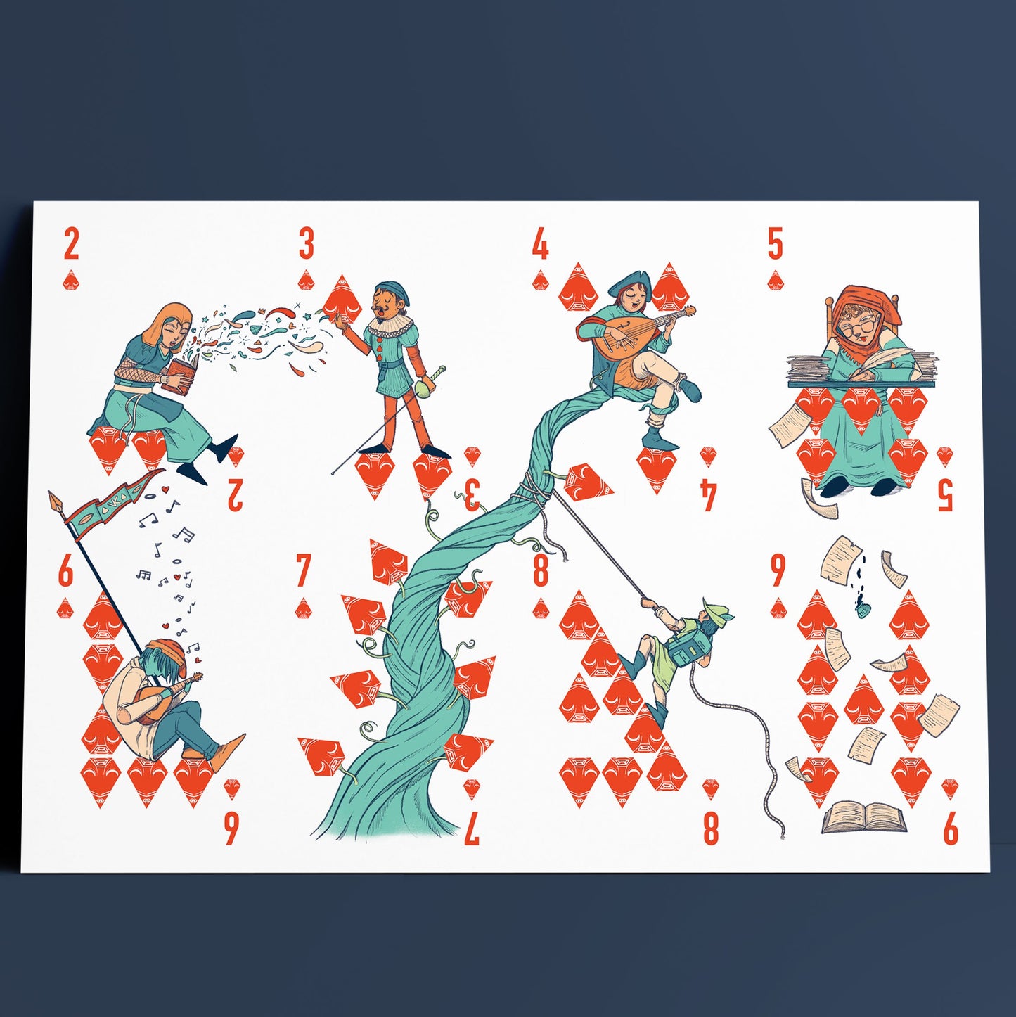 11" x 17" Playing Card Prints