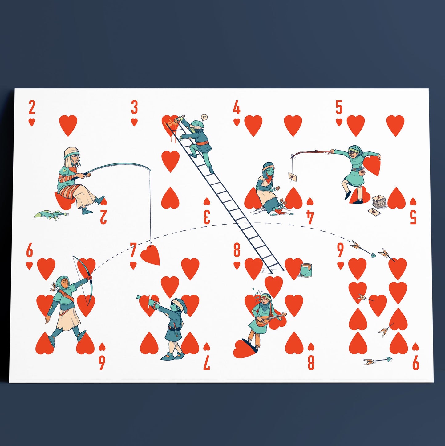 11" x 17" Playing Card Prints