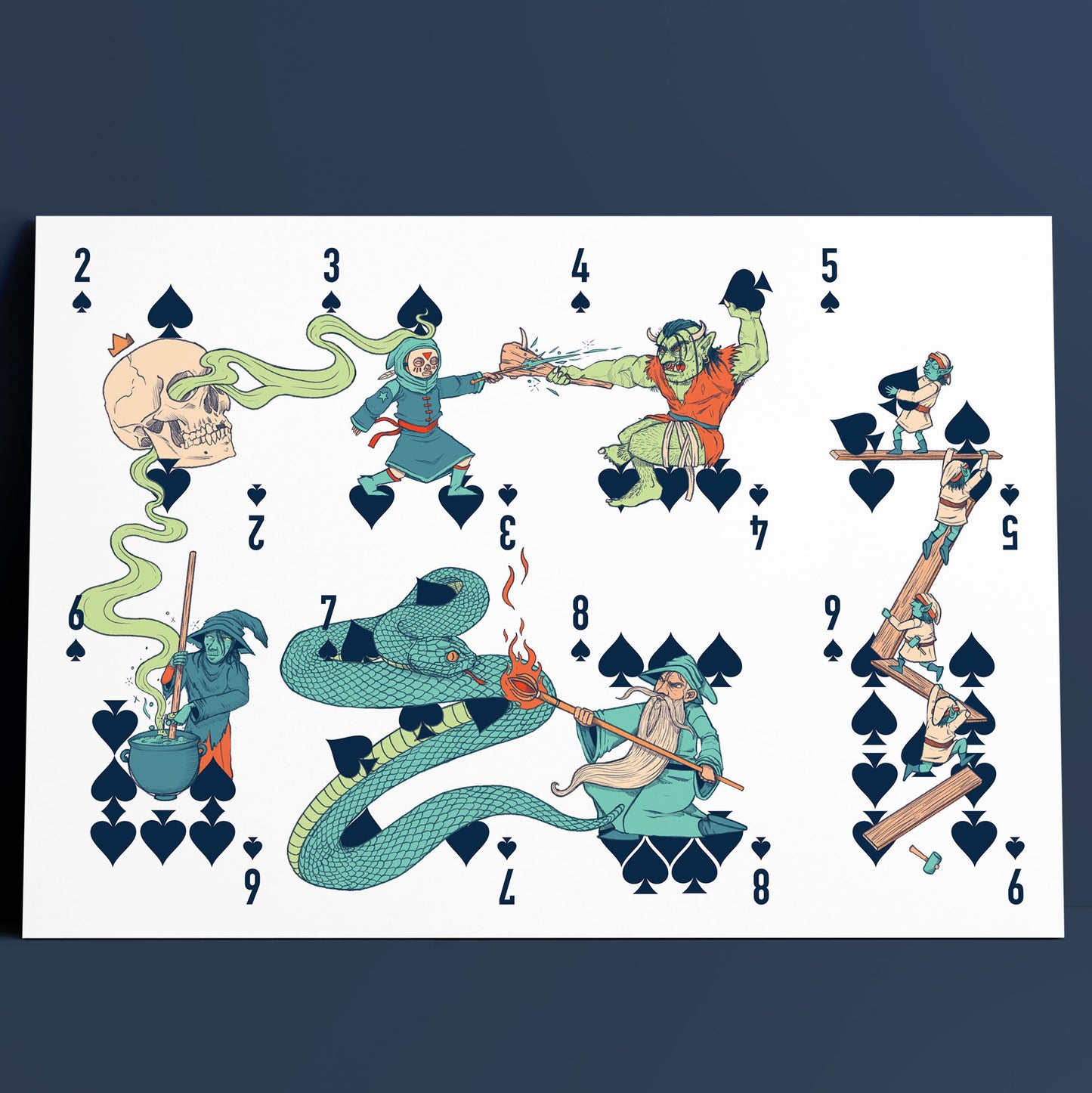 11" x 17" Playing Card Prints