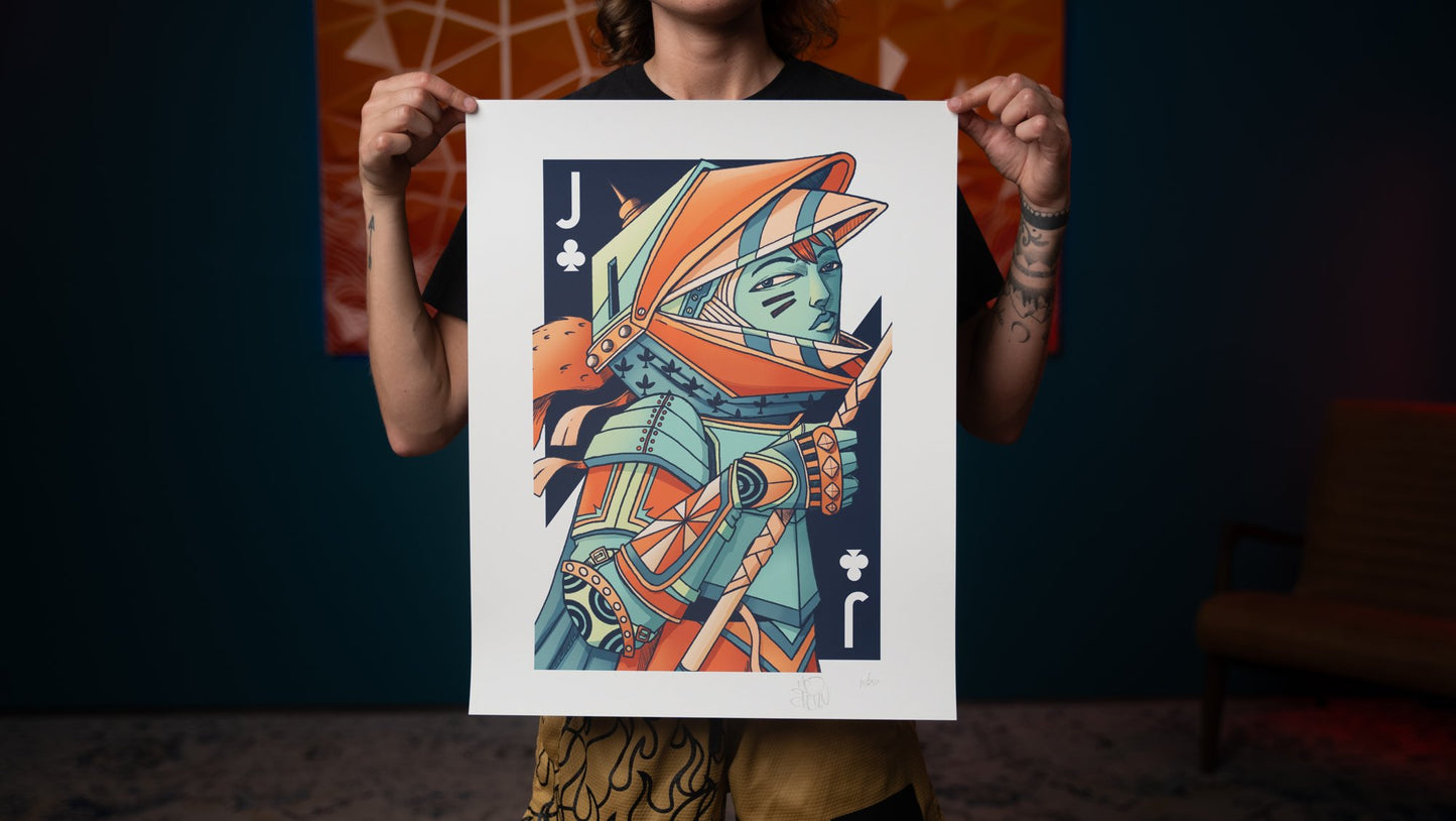 16" x 20" Playing Card Giclee Prints