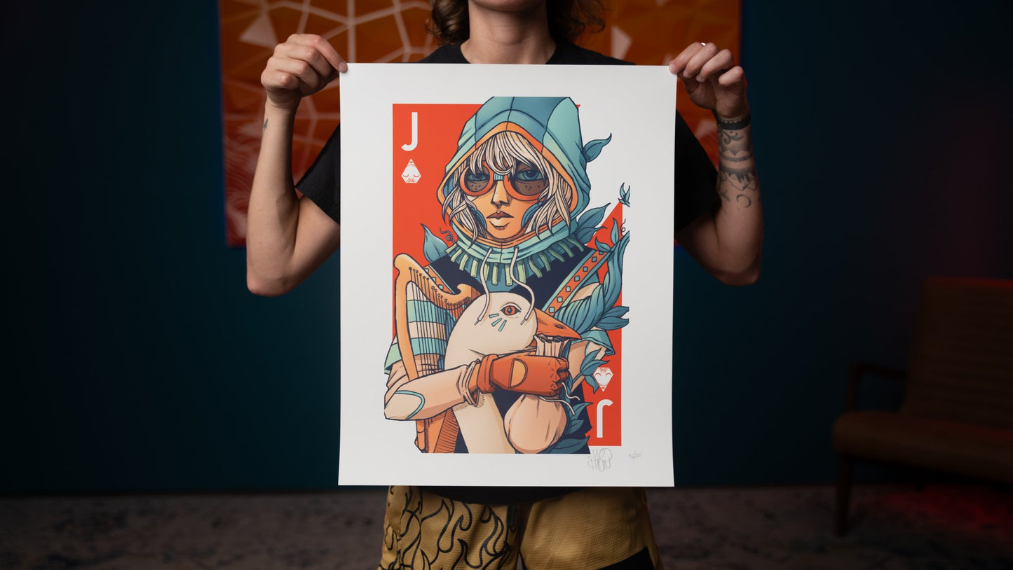 16" x 20" Playing Card Giclee Prints