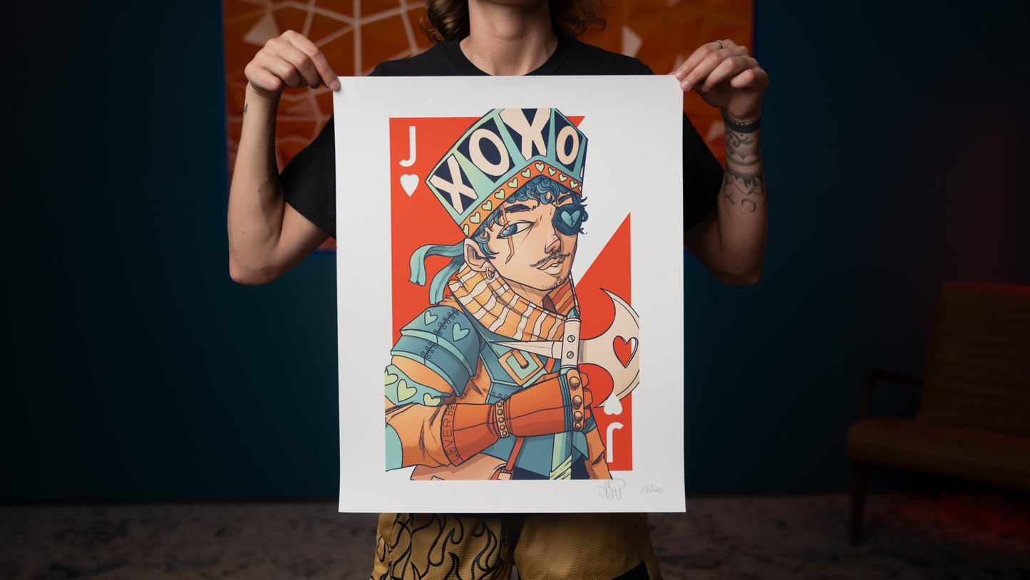 16" x 20" Playing Card Giclee Prints