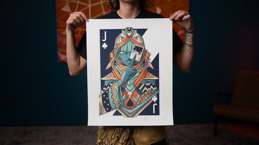 16" x 20" Playing Card Giclee Prints