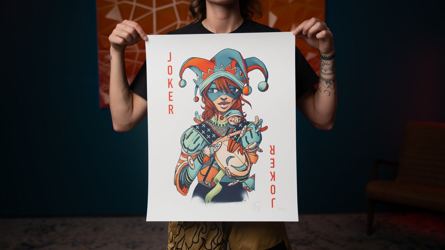 16" x 20" Playing Card Giclee Prints