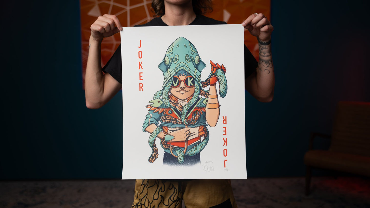 16" x 20" Playing Card Giclee Prints