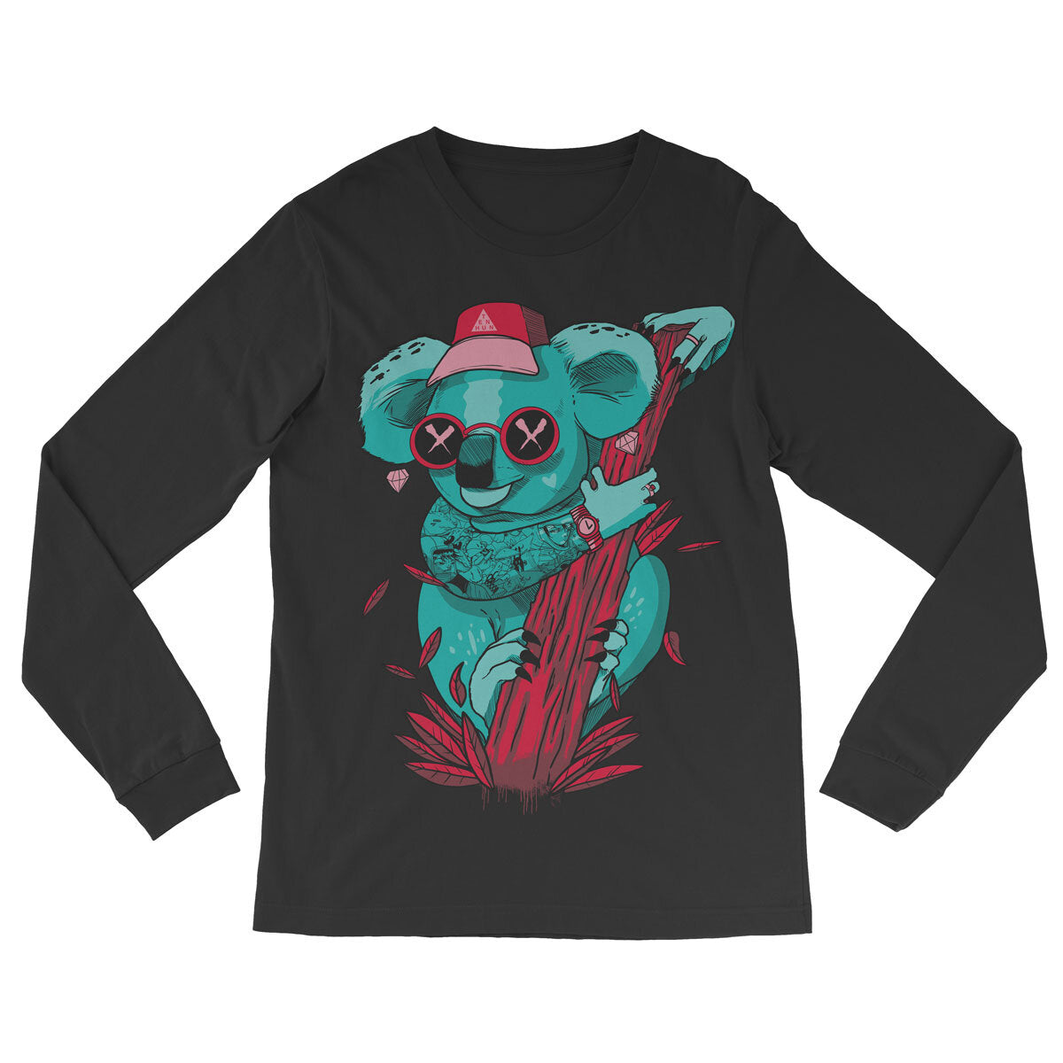 "K.O. Koala" - Long Sleeve Shirt