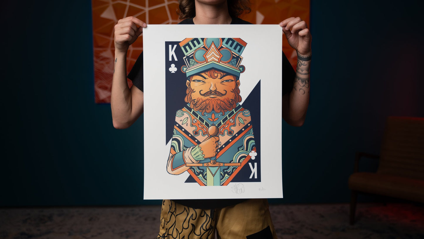 16" x 20" Playing Card Giclee Prints