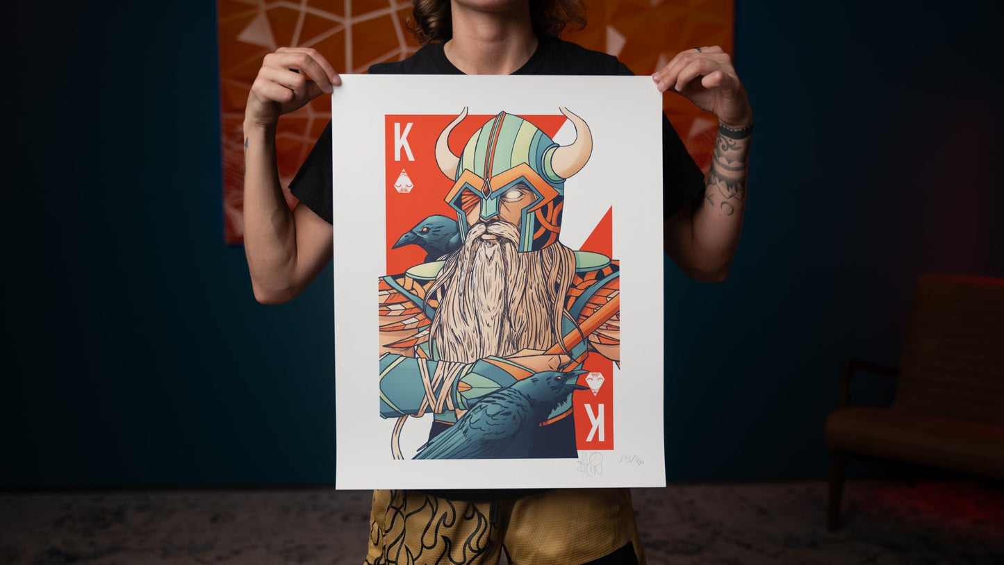 16" x 20" Playing Card Giclee Prints