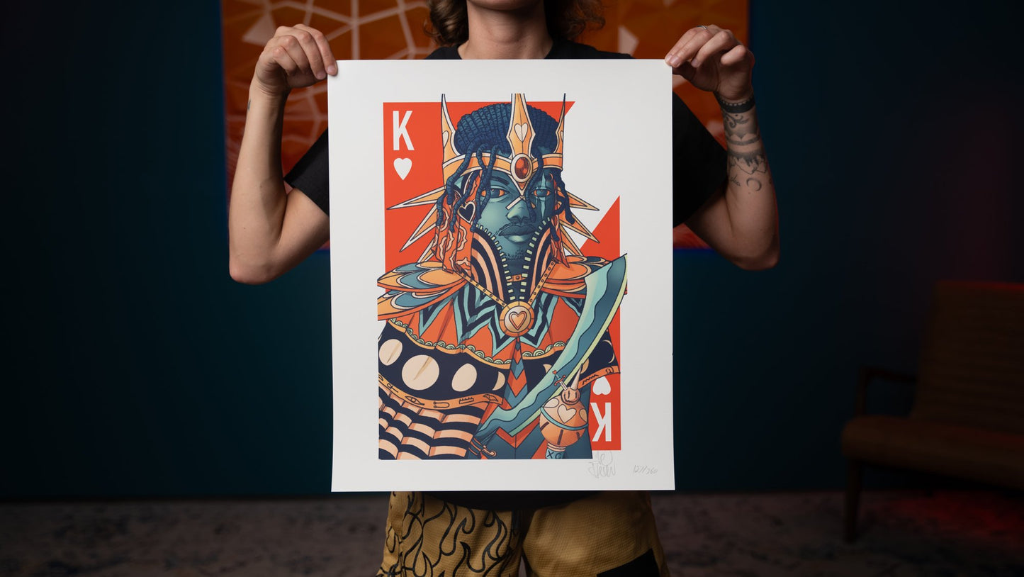 16" x 20" Playing Card Giclee Prints