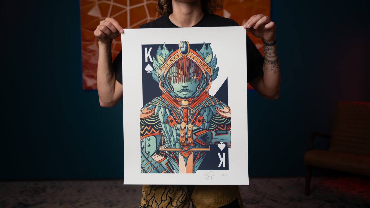 16" x 20" Playing Card Giclee Prints