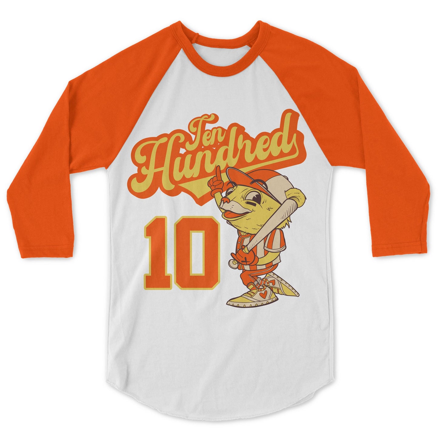 "Little Slugger" - 3/4 Length Sleeve Raglan Baseball Jersey