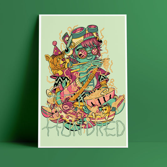 "Noodles" Print