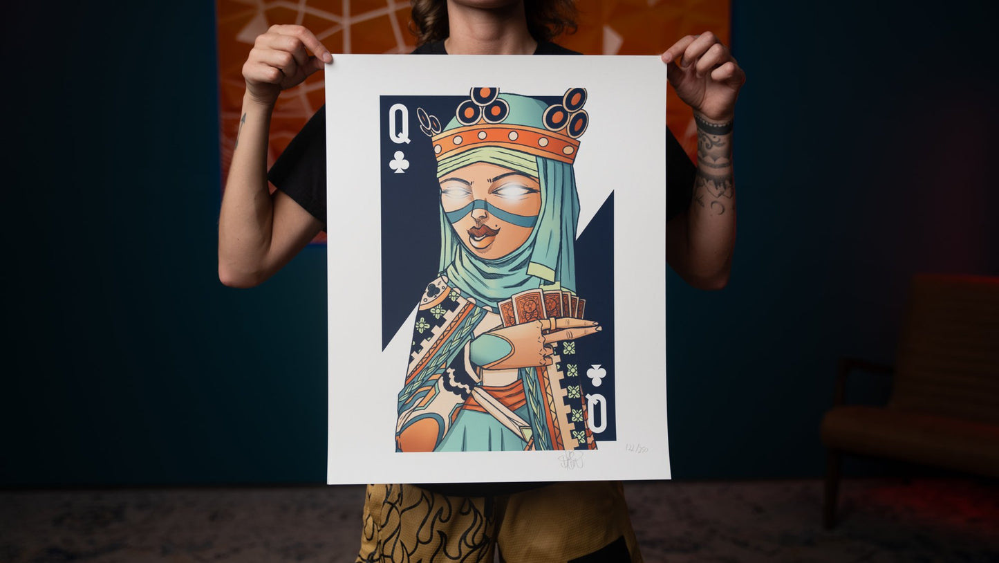 16" x 20" Playing Card Giclee Prints