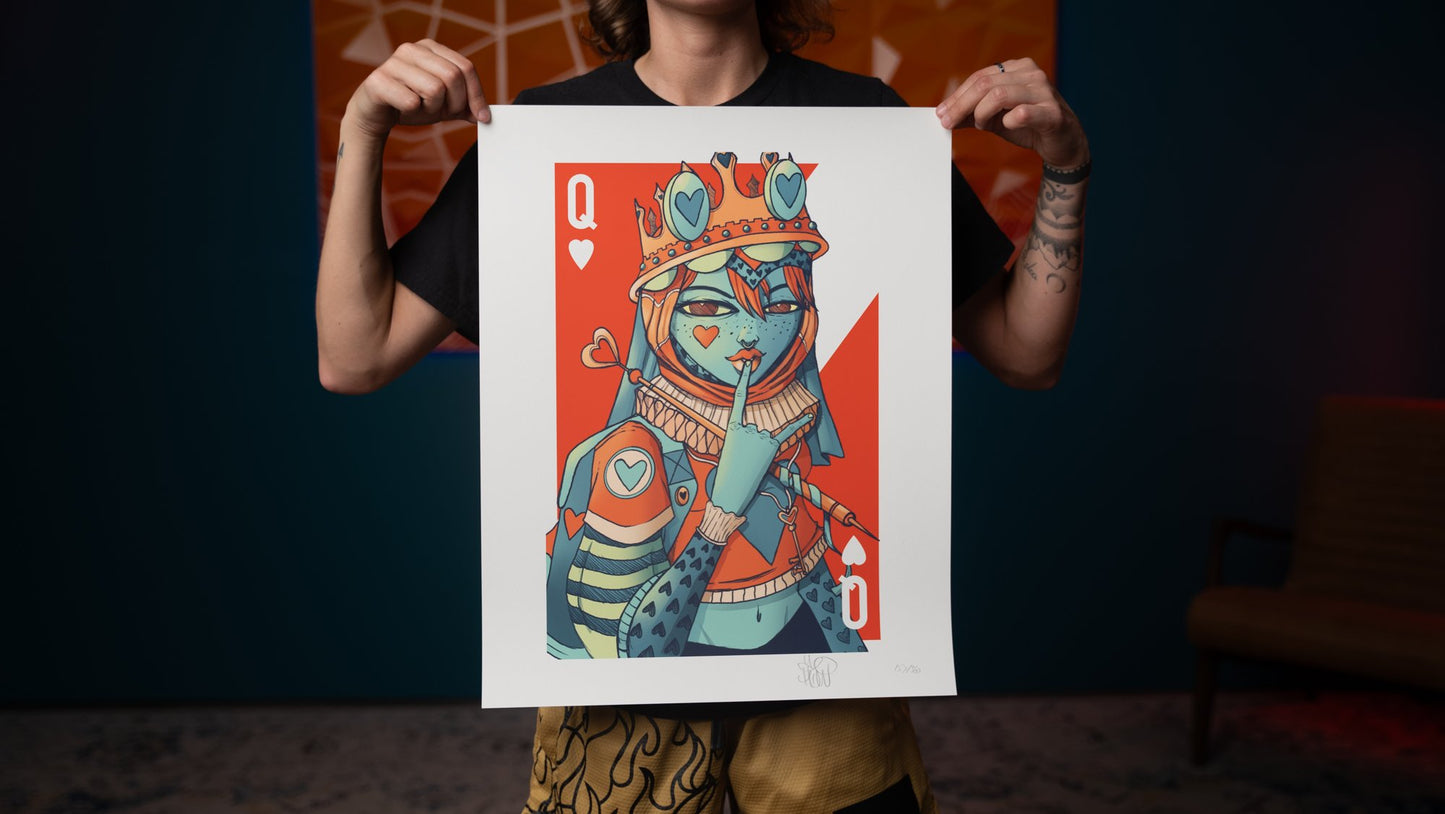 16" x 20" Playing Card Giclee Prints