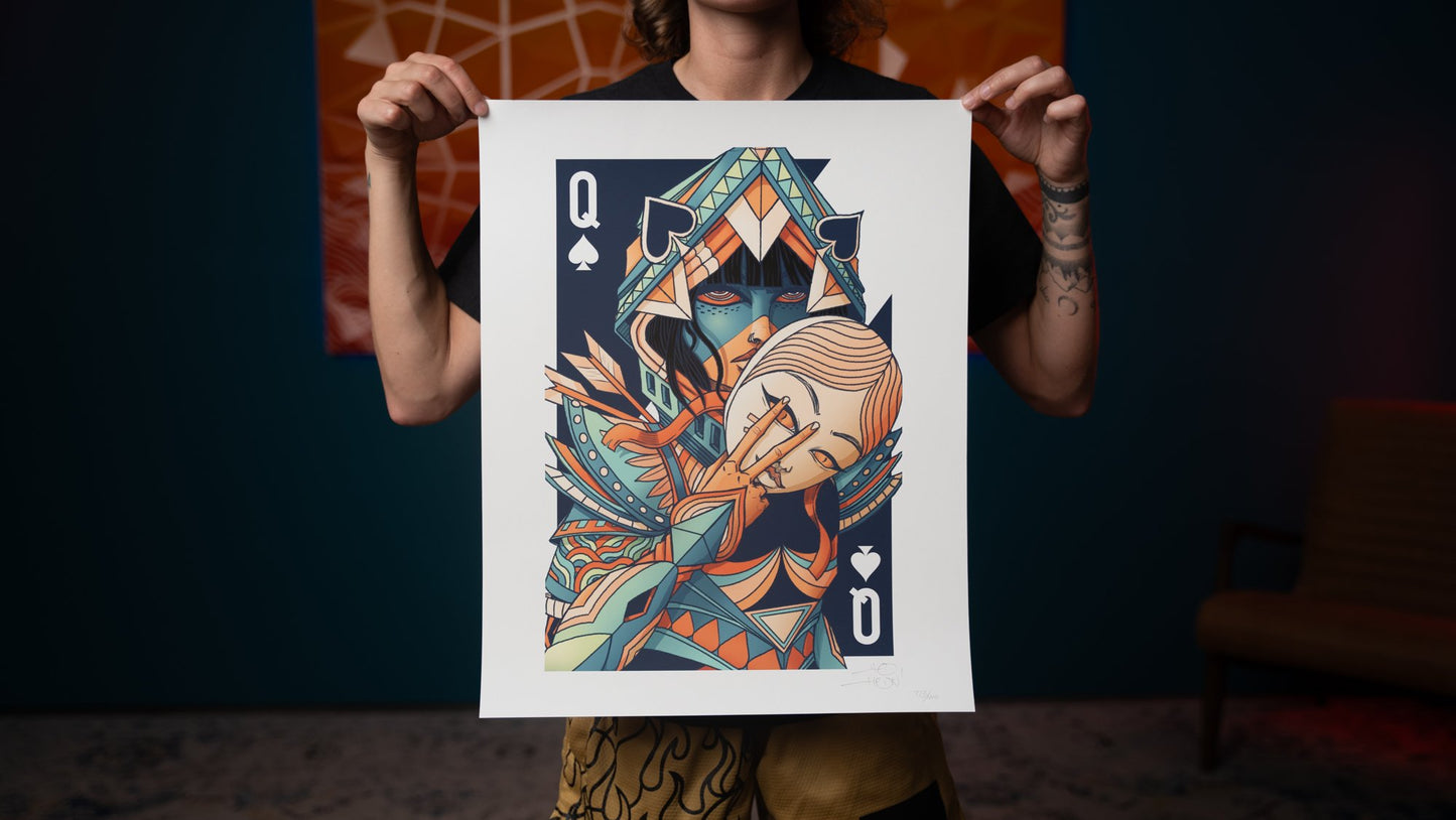 16" x 20" Playing Card Giclee Prints