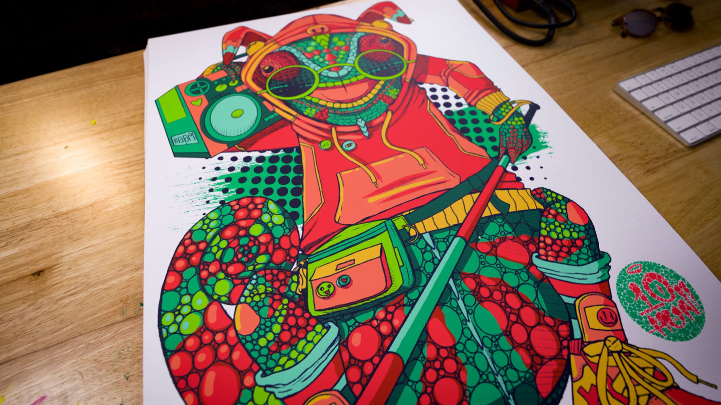 "Color Blind" - 18" x 24" - Limited Edition Silk Screen Print