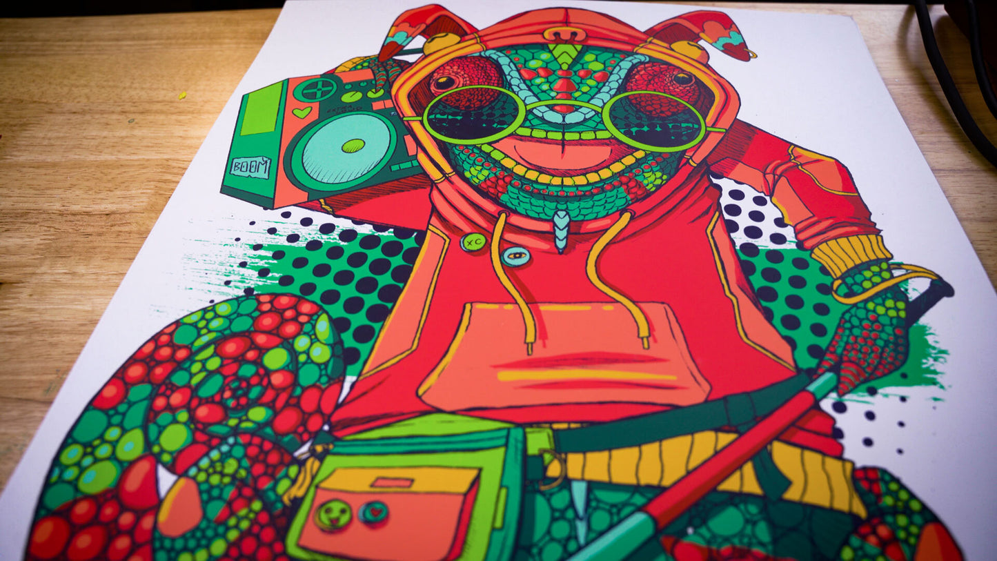 "Color Blind" - 18" x 24" - Limited Edition Silk Screen Print