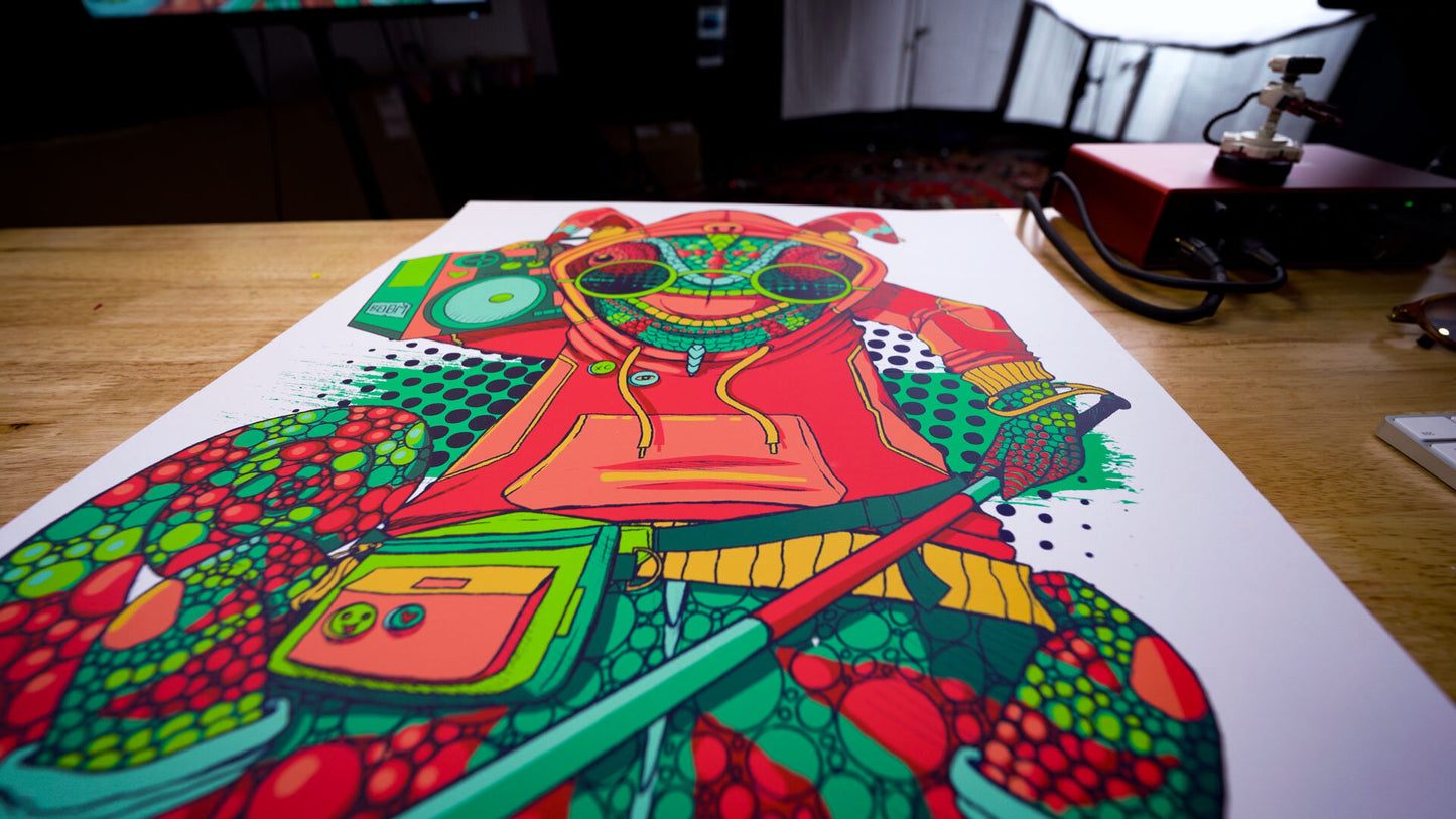 "Color Blind" - 18" x 24" - Limited Edition Silk Screen Print